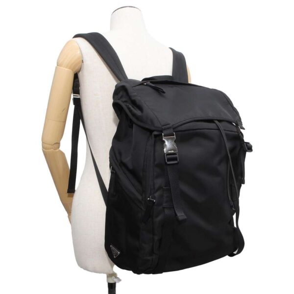 9703117 04 Prada Rucksack Nylon Black