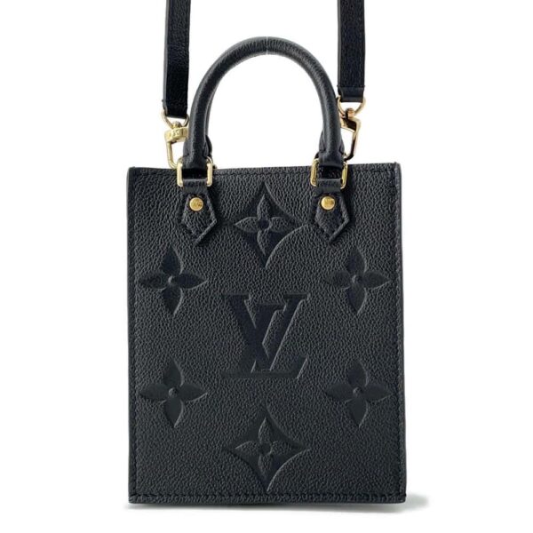 9716414 01 Louis Vuitton Petite Sac Plat Monogram Empreinte Handbag