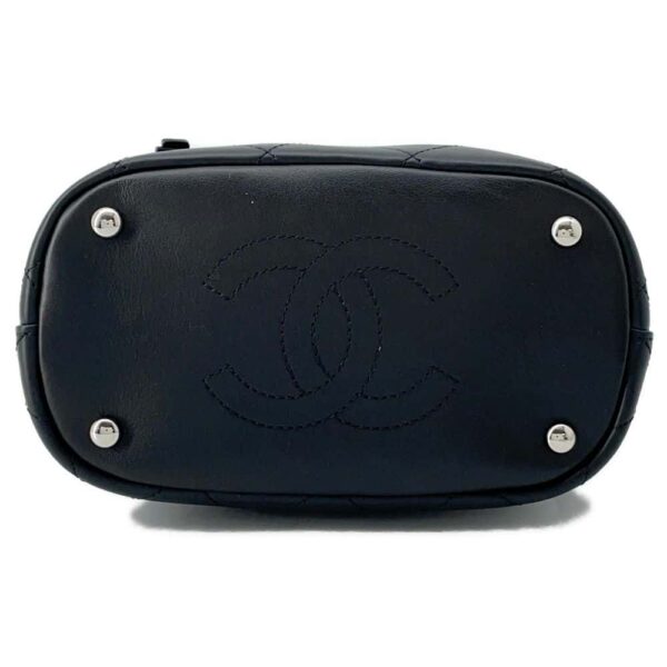 9719767 03 Chanel Bucket Cocomark Shoulder Bag Black