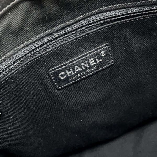 9719767 07 Chanel Bucket Cocomark Shoulder Bag Black