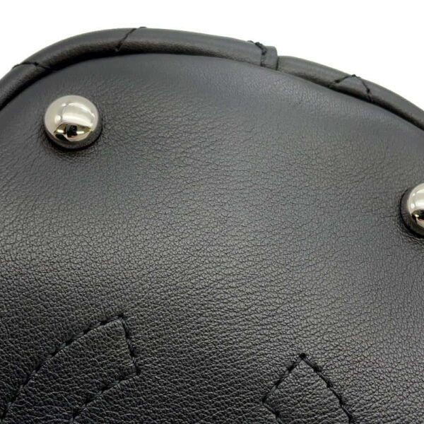 9719767 09 Chanel Bucket Cocomark Shoulder Bag Black