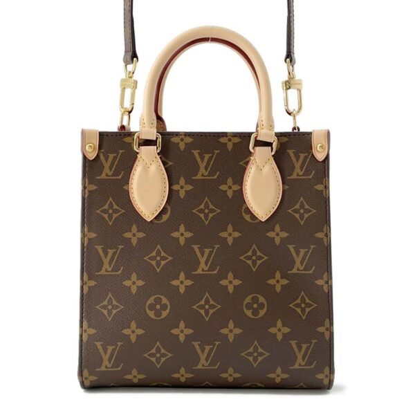 9719941 01 Louis Vuitton Monogram Sac Plat BB Canvas Shoulder Bag