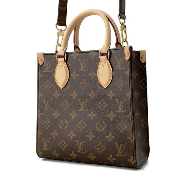 9719941 02 Louis Vuitton Monogram Sac Plat BB Canvas Shoulder Bag