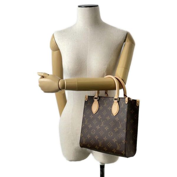 9719941 04 Louis Vuitton Monogram Sac Plat BB Canvas Shoulder Bag