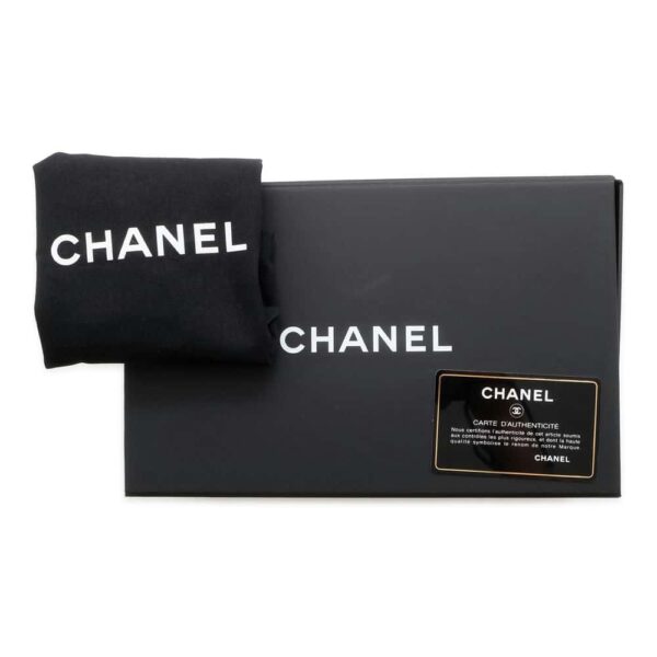 9721012 12 Chanel Mini Matelasse Single Flap Shoulder Bag Black