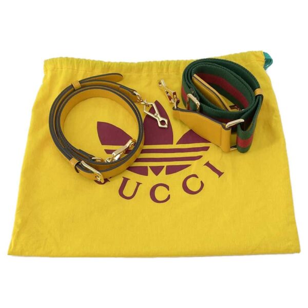 9727038 14 Gucci Adidas Horsebit 1955 Shoulder Bag Small Black