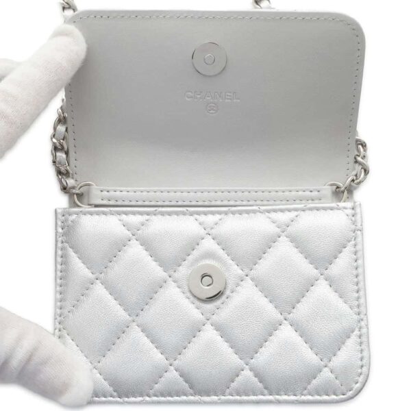 9729919 05 Chanel Star Matelasse Coco Mark Rhinestone Lambskin Pouch