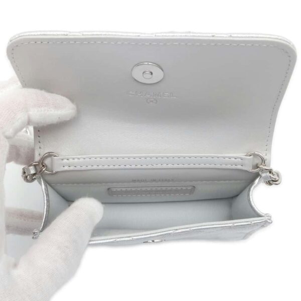 9729919 06 Chanel Star Matelasse Coco Mark Rhinestone Lambskin Pouch