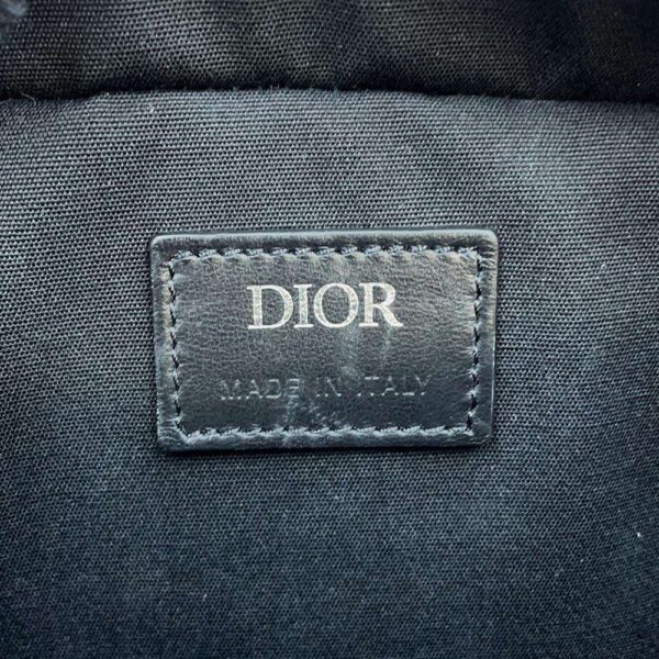 9735811 13 Christian Dior CD Diamond Safari Shoulder Bag Black