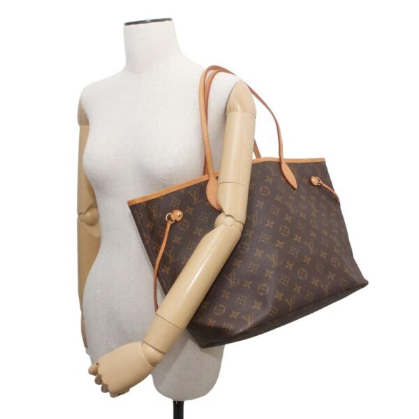 9738317 04 Louis Vuitton Neverfull MM Monogram Tote Bag