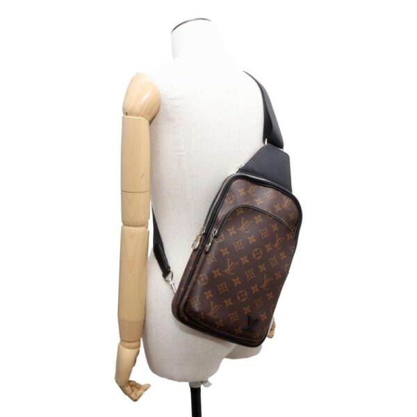 9739918 04 Louis Vuitton Avenue Sling Bag Monogram Macassar Body Bag