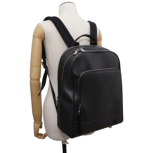 9741232 04 Louis Vuitton Taiga Adrian Backpack Black