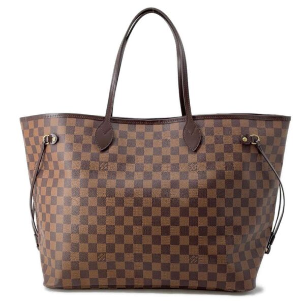 9743939 01 Louis Vuitton Damier Ebene Neverfull GM Tote Bag