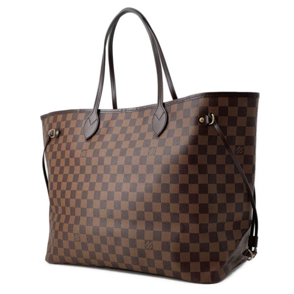 9743939 02 Louis Vuitton Damier Ebene Neverfull GM Tote Bag