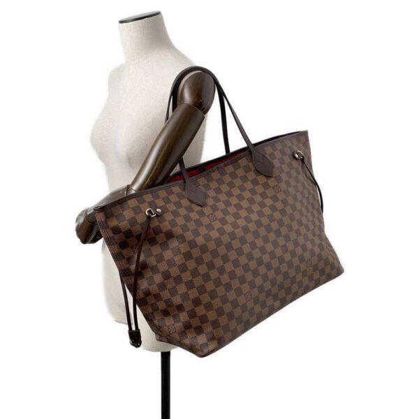 9743939 04 Louis Vuitton Damier Ebene Neverfull GM Tote Bag