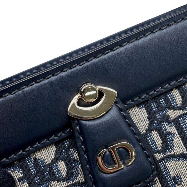 9746640 08 Christian Dior Oblique Key Leather Shoulder Bag Trotter