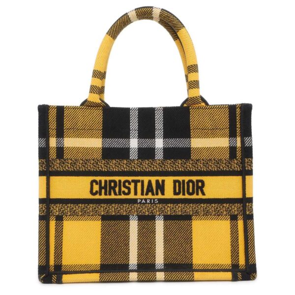 9747012 01 Christian Dior Book Tote Small Canvas Tote Bag Black