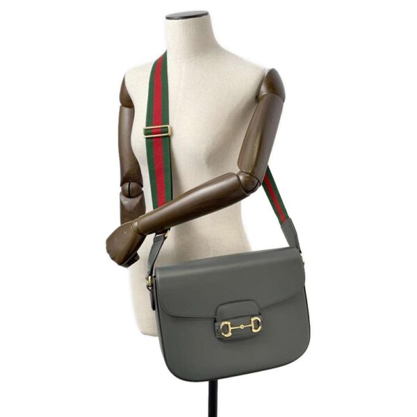 9749559 04 Gucci Horsebit 1955 Leather Shoulder Bag