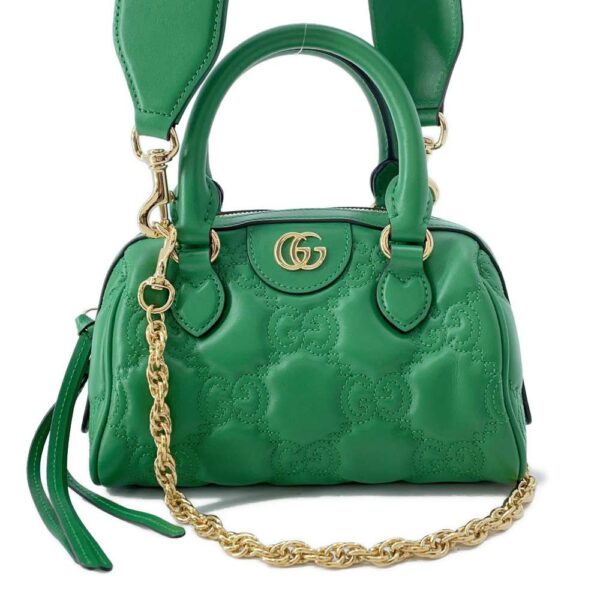 9749658 01 Gucci GG Matelassé Mini Leather Shoulder Bag