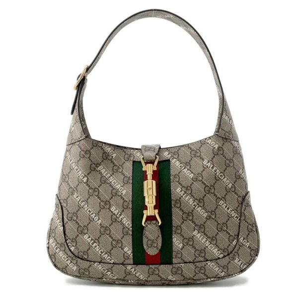 9749757 01 Gucci Hacker Project Jackie 1961 GG Supreme Shoulder Bag