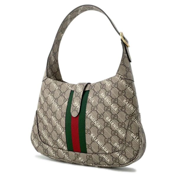 9749757 02 Gucci Hacker Project Jackie 1961 GG Supreme Shoulder Bag