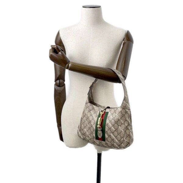 9749757 04 Gucci Hacker Project Jackie 1961 GG Supreme Shoulder Bag