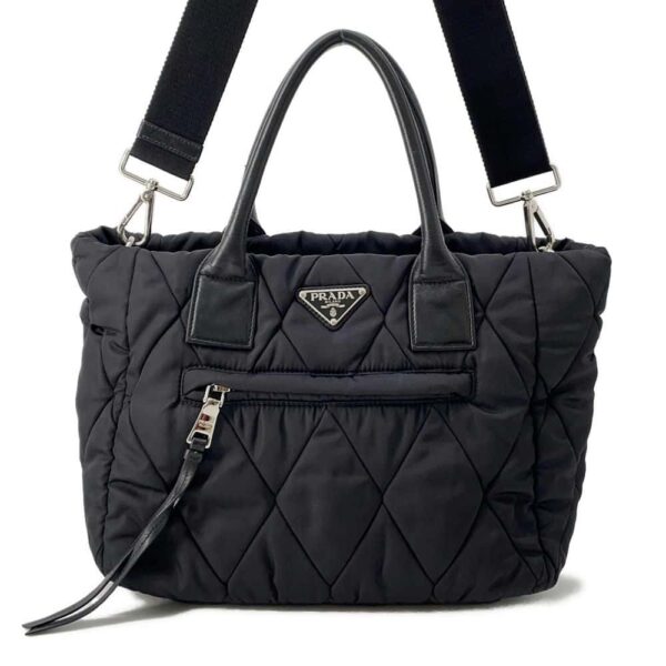 9749948 01 Prada Bomber Nylon Shoulder Bag 2way