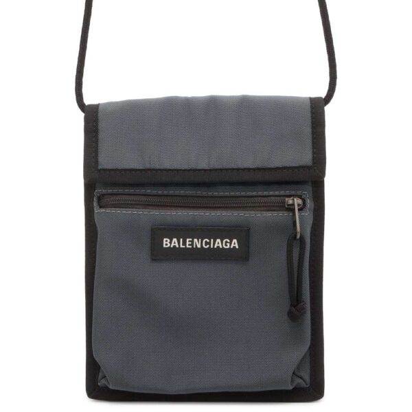 9750005 01 Balenciaga Explorer Sacoche Shoulder Pouch Black