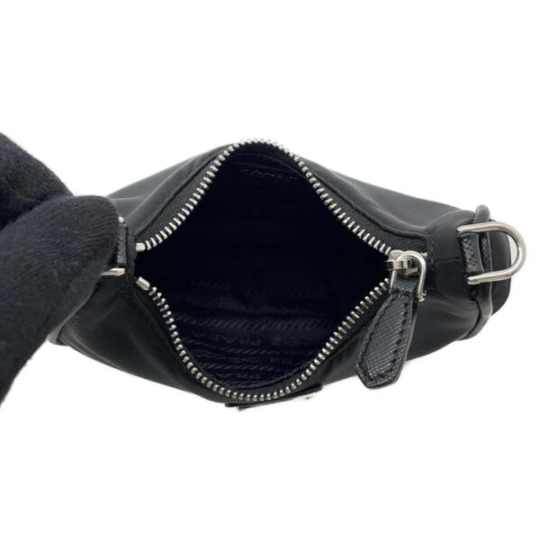 9750388 06 Prada Mini Chain Bag Nylon Saffiano Re Edition