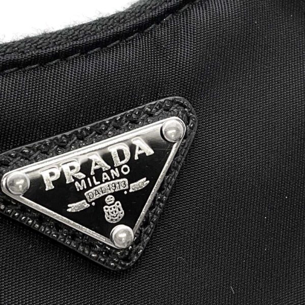 9750388 10 Prada Mini Chain Bag Nylon Saffiano Re Edition