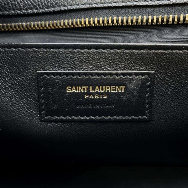 9750395 13 Saint Laurent Paris Handbag Baby Downtown Cabas Leather Black