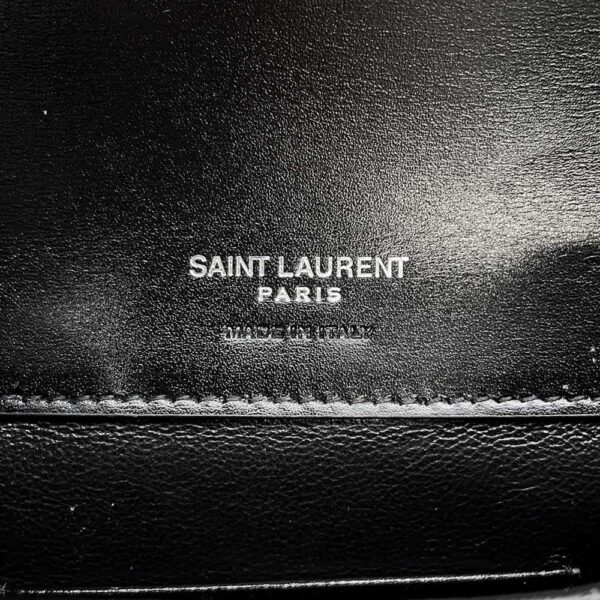 9750616 13 Saint Laurent Paris Shoulder Bag Solferino Mini Leather Black