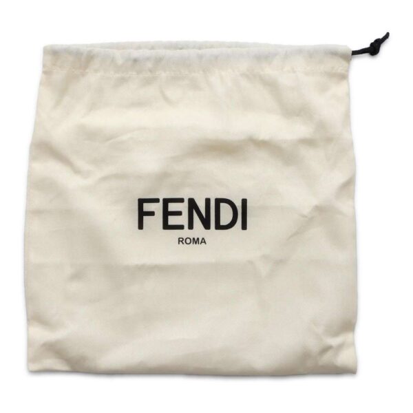 9750760 12 Fendi Zucca Baguette Midi Viscose Chain Shoulder Bag