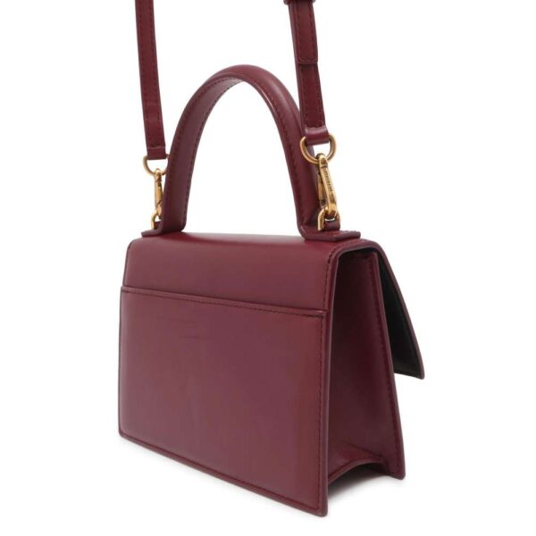 9750821 02 Balenciaga 2Way Sharp Handbag Maroon