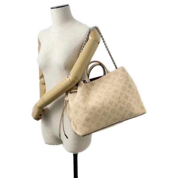 9750906 05 Louis Vuitton Bella Tote Monogram Mahina Handbag 3way