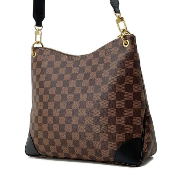 9750937 02 Louis Vuitton Odeon NM MM Damier Shoulder Bag Black