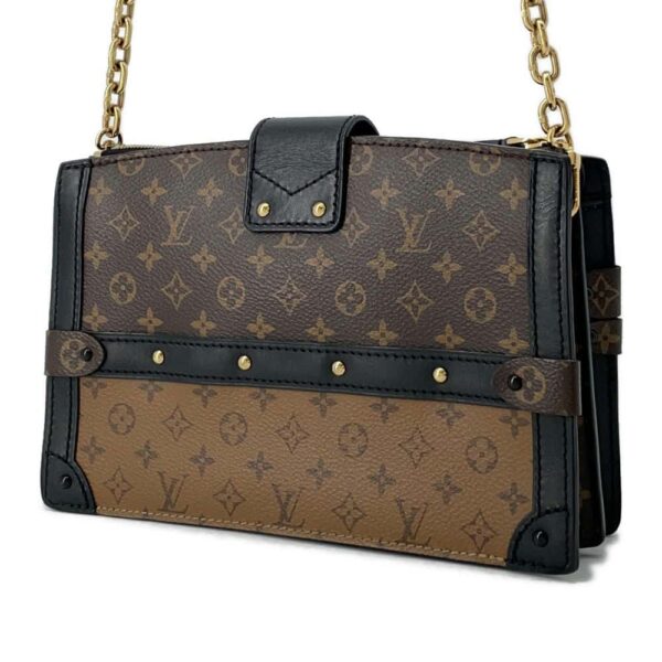 9750951 02 Louis Vuitton Trunk Clutch Monogram Reverse Shoulder Bag