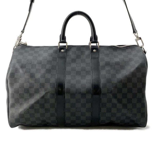 9750982 01 Louis Vuitton Keepall Bandouliere 45 Damier Graphite Bag