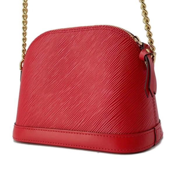 9751026 02 Louis Vuitton Alma MINI Chain Epi Shoulder Bag Red