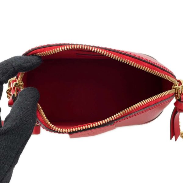 9751026 05 Louis Vuitton Alma MINI Chain Epi Shoulder Bag Red