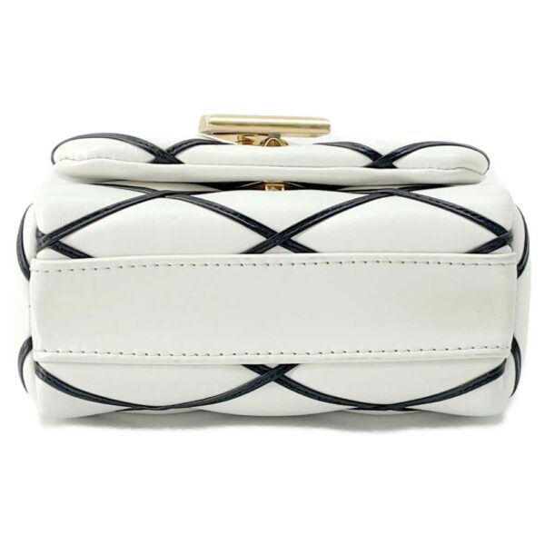 9751279 03 Louis Vuitton Maltage Lamb Leather Pico GO 14 Chain Bag White