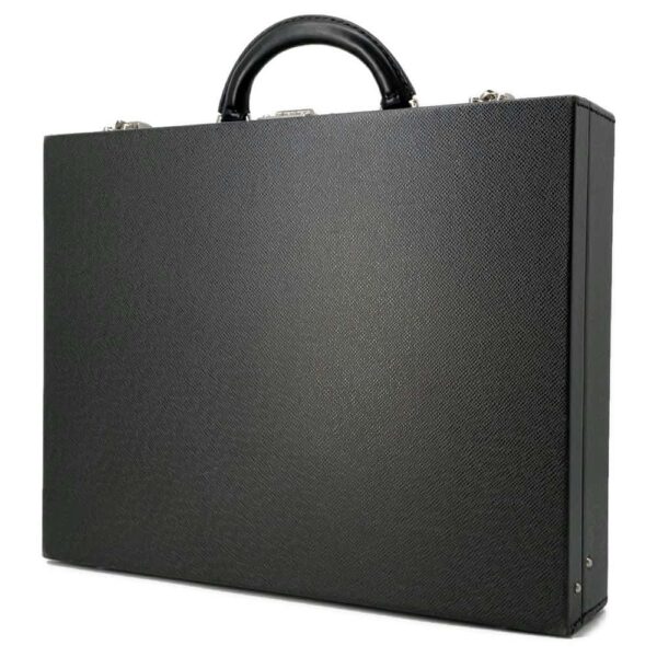 9751538 02 Louis Vuitton Taiga Diplomat Attaché Case Black