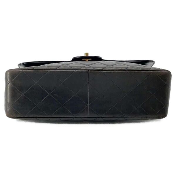 9751668 03 Chanel Matelasse W Face Coco Mark Lambskin Bag Black