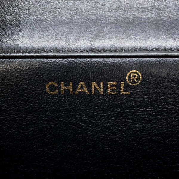 9751668 13 Chanel Matelasse W Face Coco Mark Lambskin Bag Black