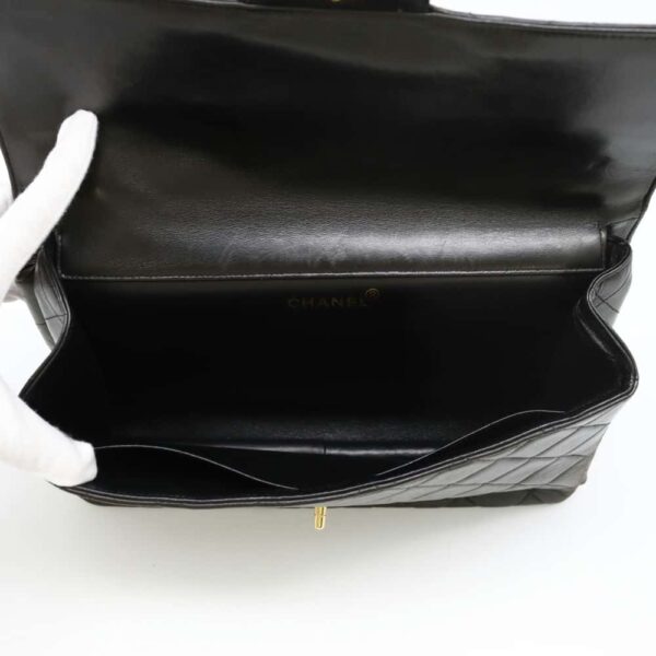 9751668 16 Chanel Matelasse W Face Coco Mark Lambskin Bag Black