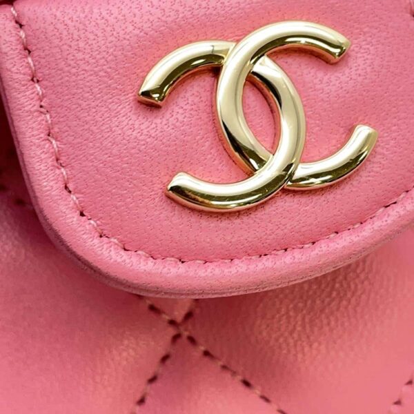 9751705 10 Chanel Matelasse Coco Mark Lambskin Chain Shoulder Bag