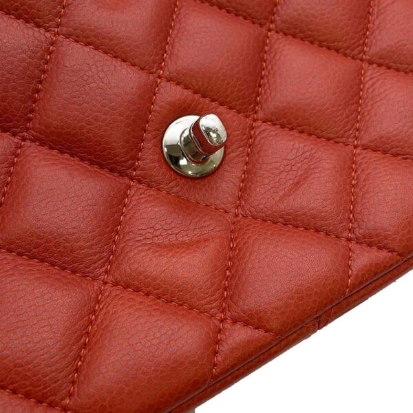 9751712 14 Chanel Matelasse 30 Caviar Skin Coco Mark Chain Shoulder Bag Red