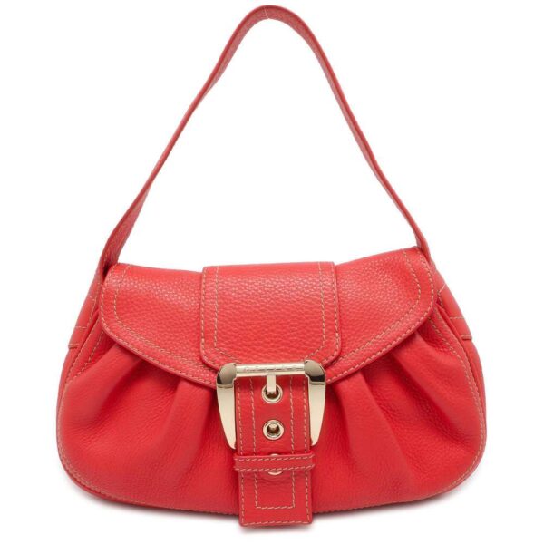 9751873 01 Celine Flap Leather Shoulder Bag