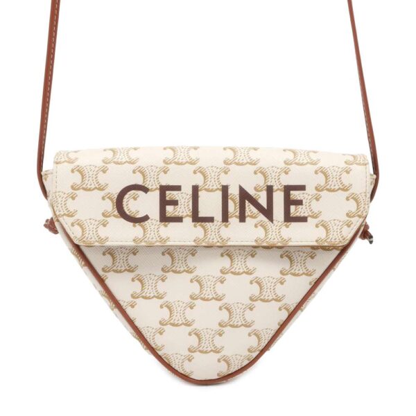 9751897 01 Celine Triomphe Triangle Pochette Shoulder Bag