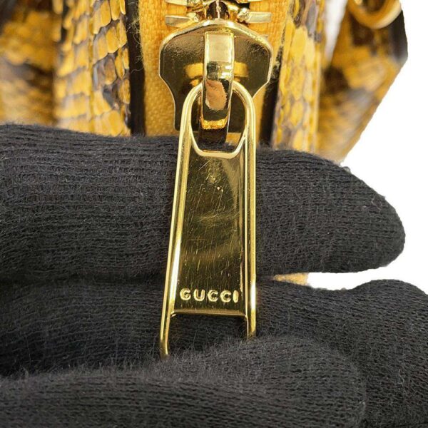 9752146 15 Gucci Horsebit 1955 Python Shoulder Bag